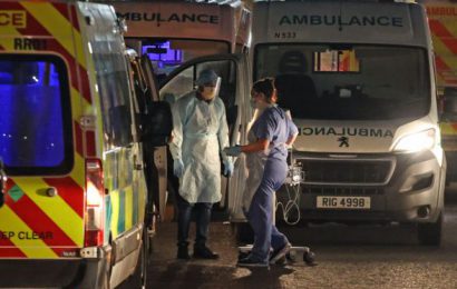 Lines Of Ambulances Form Outside Overloaded Northern Hospitals
