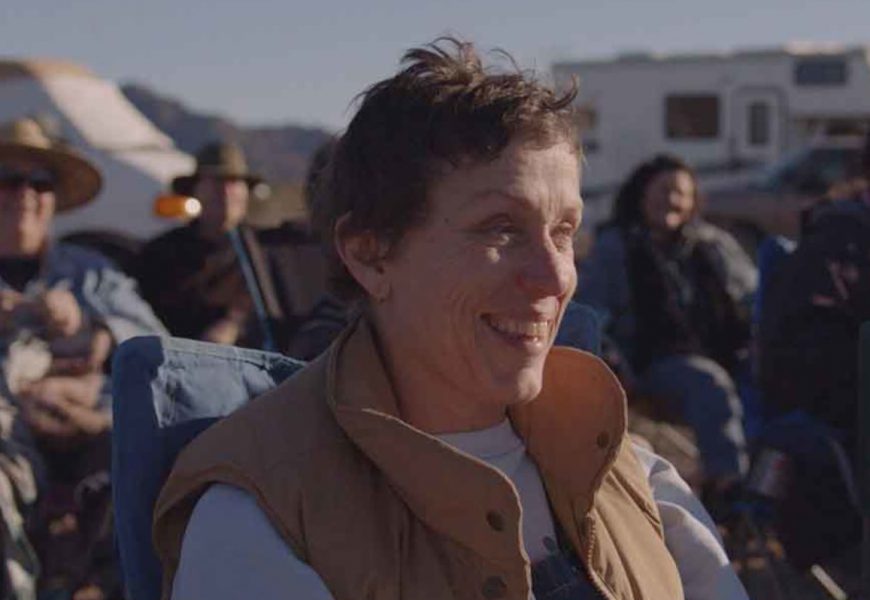 Through Frances McDormand’s Commanding Performance, The Award-Winning “Nomadland” Explores A Hidden Traveler Community Right In Front of Us