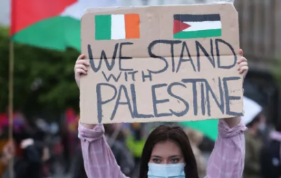 Thousands Gather In Dublin To Show Solidarity With Palestinian Cause