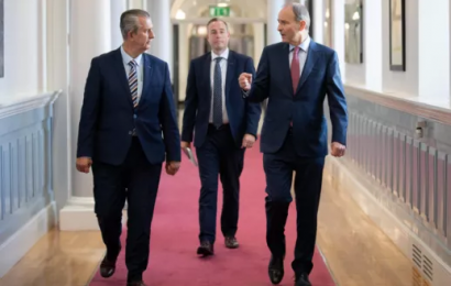Martin And Poots Hold First Head-To-Head Meeting In Dublin