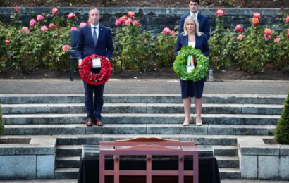 Michelle O’Neill Lays Wreath At Somme Commemoration In Dublin