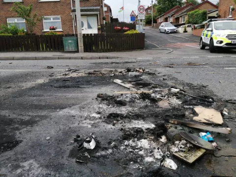 Petrol Bombs Thrown During Night Of Violence In Dungannon Petrol Bombs Thrown During Night Of Violence In Dungannon