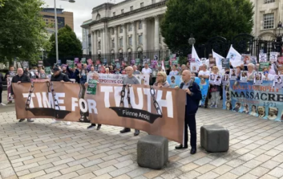 Victims Campaigners Hold Protests Across Ireland Against UK Amnesty Plans