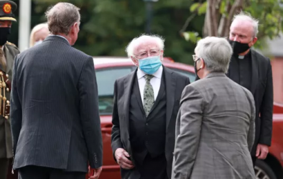 Dignitaries Gather In Derry For The Funeral Of Pat Hume