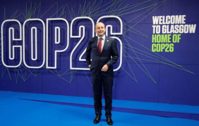 Micheál Martin Arrives In Glasgow For COP26 Climate Conference