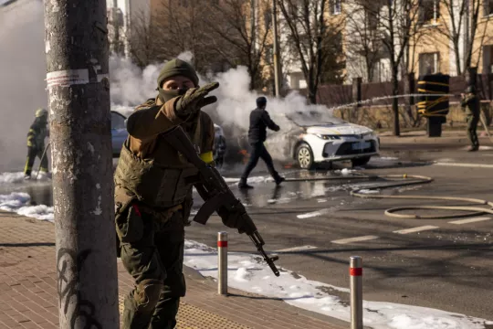 Russian Troops Continue Advance On Kyiv As Resistance Hardens