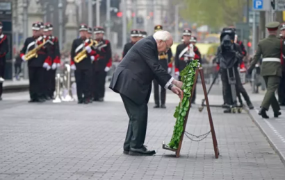 President Higgins Leads Commemorations Of The Easter Rising In Dublin