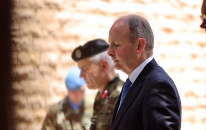 Taoiseach Visits Irish Troops On Visit To Lebanon