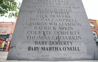 Thirty-Fifth Victim Of The Dublin/Monaghan Bombings Added To Memorial