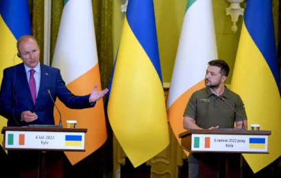 Taoiseach Meets With President Zelensky In Kyiv
