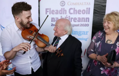 After Two Year Absence, President Higgins Opens Fleadh Cheoil na hÉireann