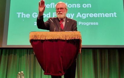 Adams: Irish-America Helped Bring Peace To Ireland