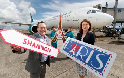 United Airlines And Shannon Airport Celebrate 25 Years, Aer Lingus Announces New Shannon-Paris Service United Airlines And Shannon Airport Celebrate 25 Years, Aer Lingus Announces New Shannon-Paris Service