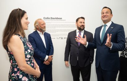 Taoiseach’s Visit To Irish Arts Center Included Tour Of Silent Testimony, A Moving Series Of Portraits By Celebrated Irish Painter Colin Davidson