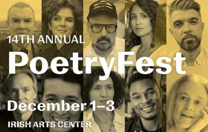 Irish Arts Center’s 14th Annual PoetryFest Opens December 1st