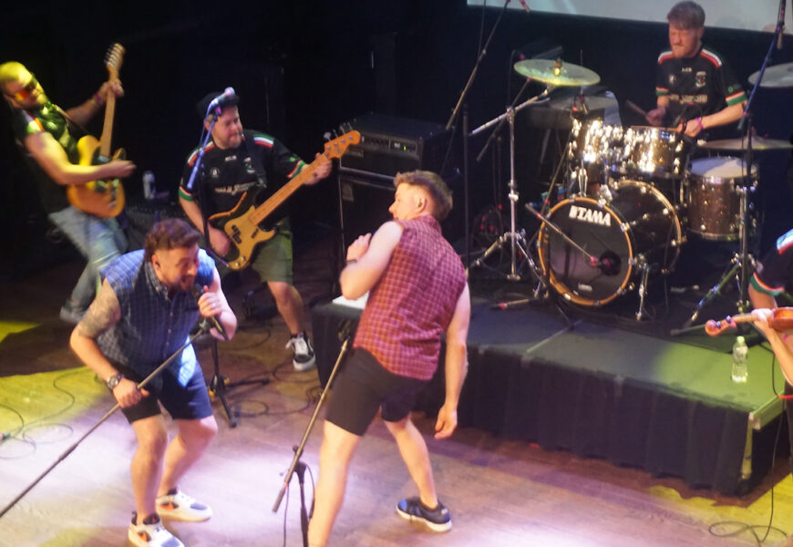 There’s Nothing Funny about The 2 Johnnies Enthusiastically Rocking Out in Irving Plaza